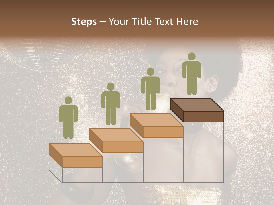 Seasonal Attractive Woman PowerPoint Template