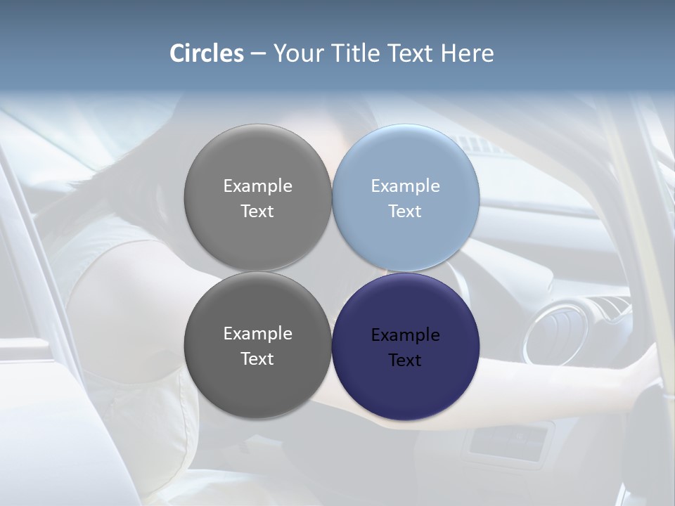 Pretty Woman Outdoor PowerPoint Template