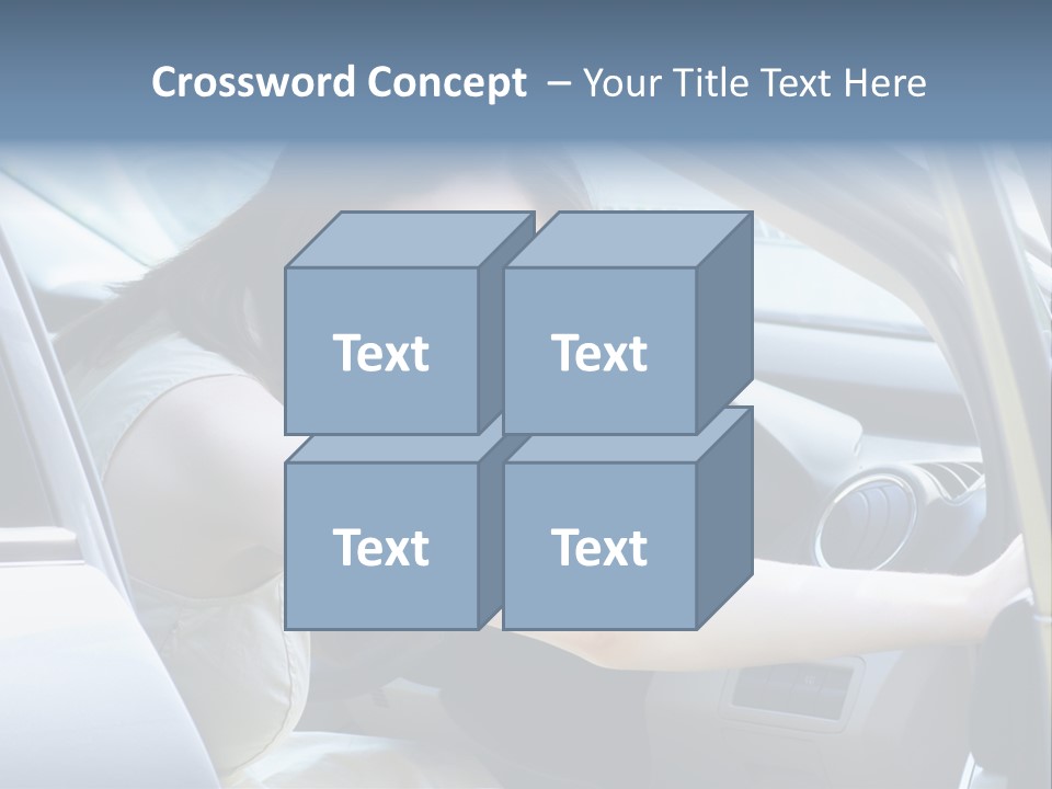 Pretty Woman Outdoor PowerPoint Template