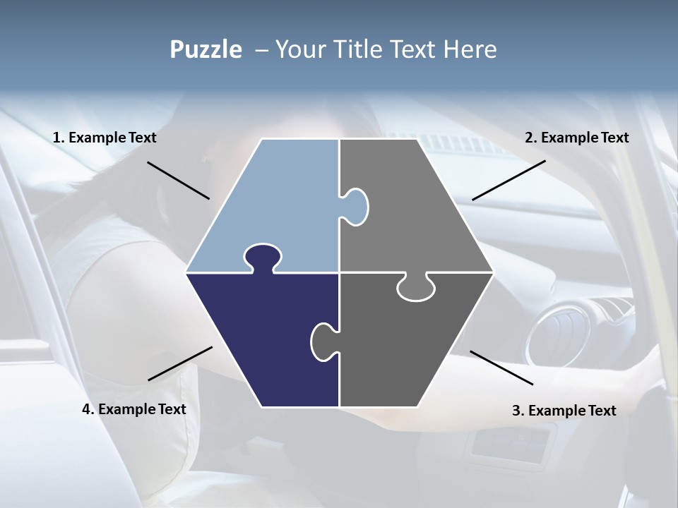 Pretty Woman Outdoor PowerPoint Template