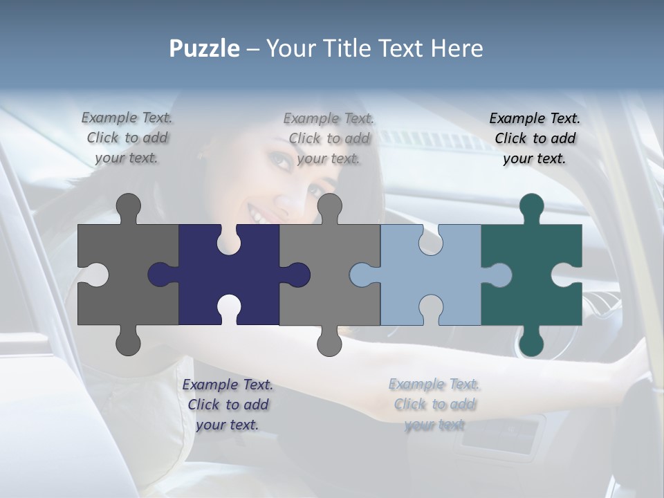 Pretty Woman Outdoor PowerPoint Template