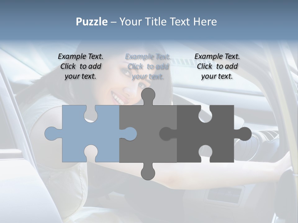 Pretty Woman Outdoor PowerPoint Template