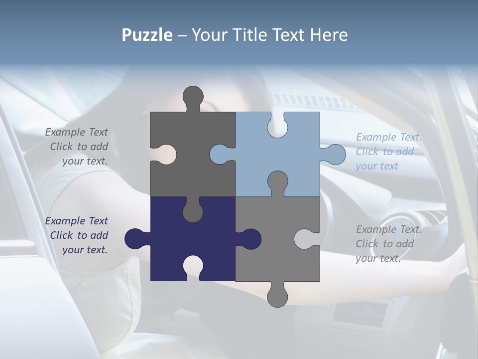 Pretty Woman Outdoor PowerPoint Template