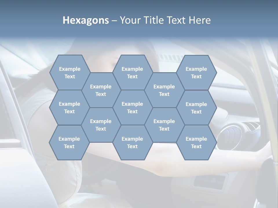 Pretty Woman Outdoor PowerPoint Template