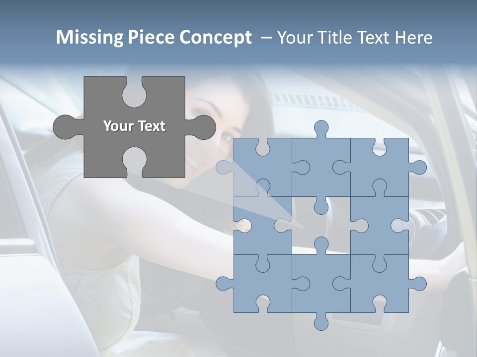 Pretty Woman Outdoor PowerPoint Template