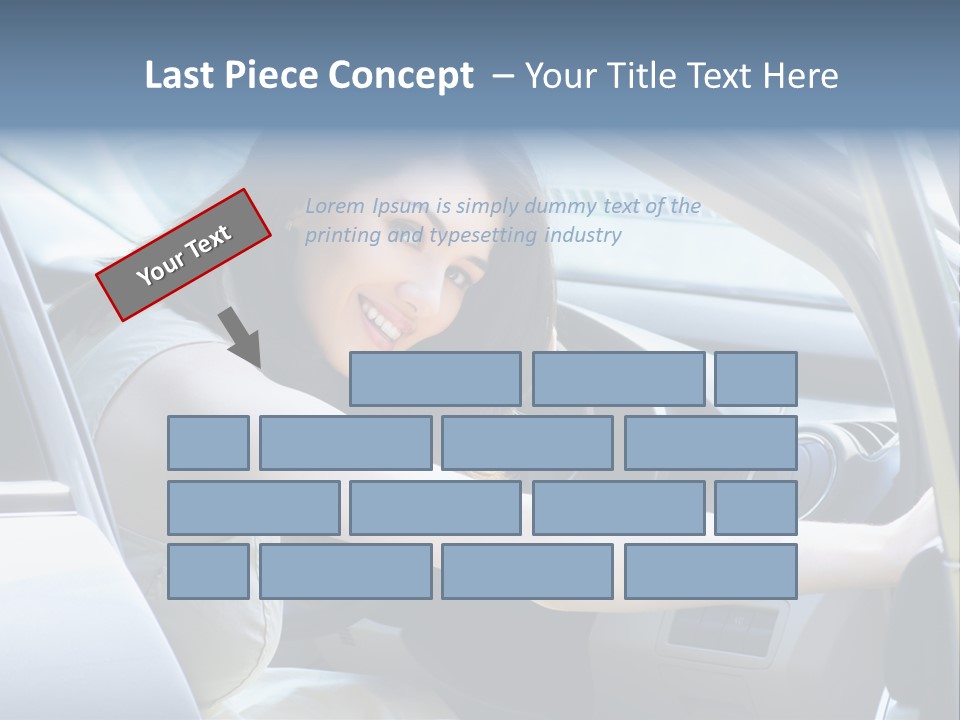 Pretty Woman Outdoor PowerPoint Template