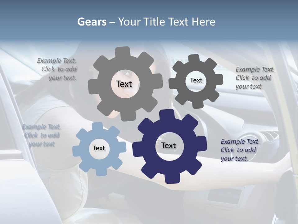 Pretty Woman Outdoor PowerPoint Template