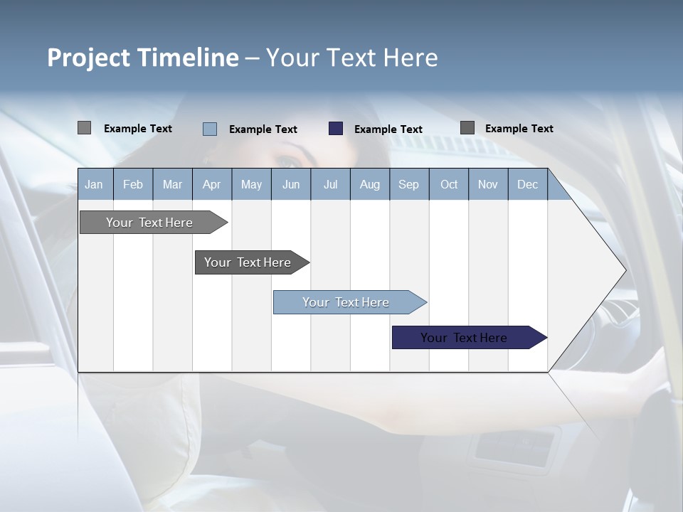Pretty Woman Outdoor PowerPoint Template