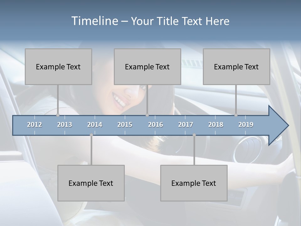 Pretty Woman Outdoor PowerPoint Template