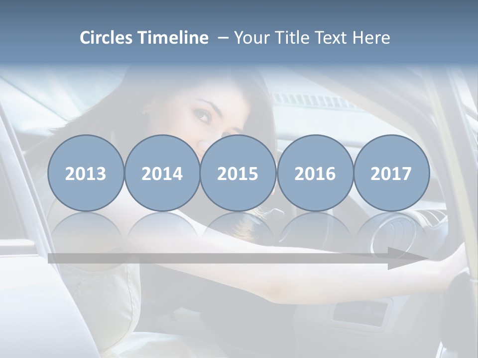 Pretty Woman Outdoor PowerPoint Template