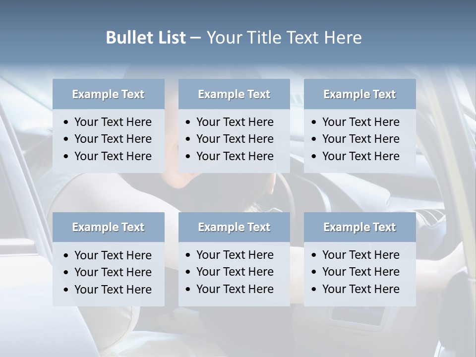 Pretty Woman Outdoor PowerPoint Template