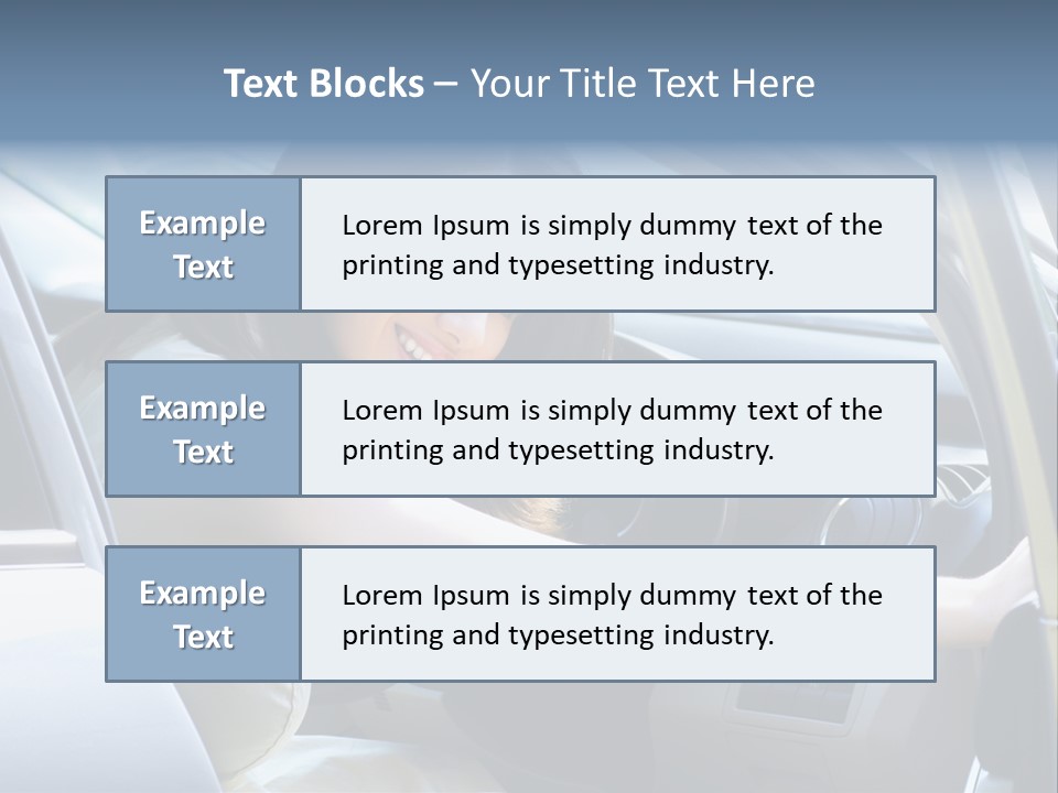 Pretty Woman Outdoor PowerPoint Template
