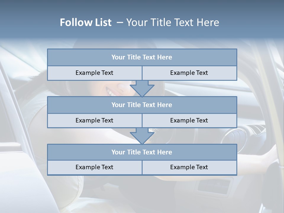 Pretty Woman Outdoor PowerPoint Template