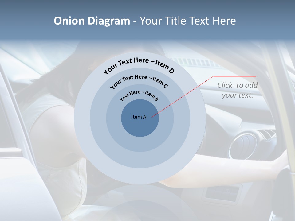 Pretty Woman Outdoor PowerPoint Template