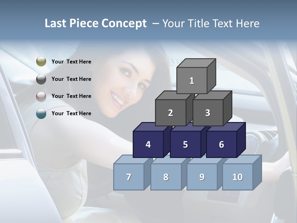 Pretty Woman Outdoor PowerPoint Template