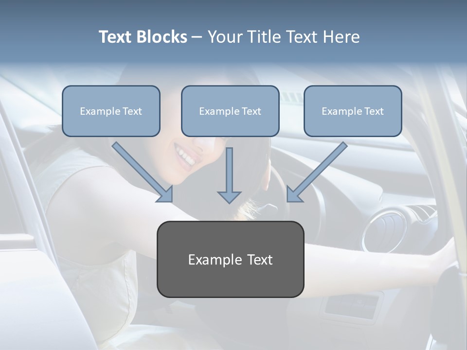 Pretty Woman Outdoor PowerPoint Template