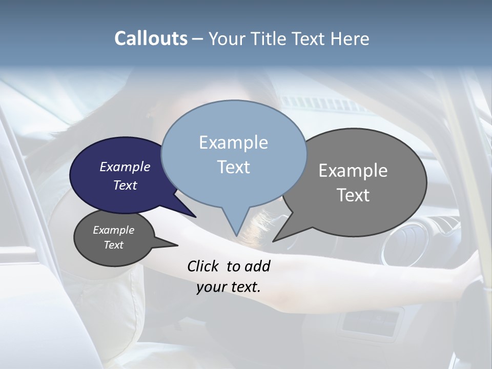 Pretty Woman Outdoor PowerPoint Template