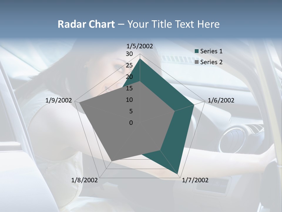 Pretty Woman Outdoor PowerPoint Template