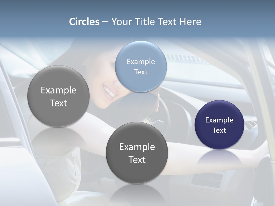 Pretty Woman Outdoor PowerPoint Template