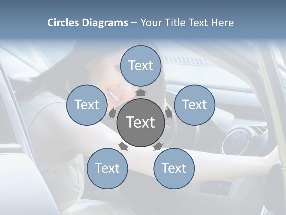 Pretty Woman Outdoor PowerPoint Template