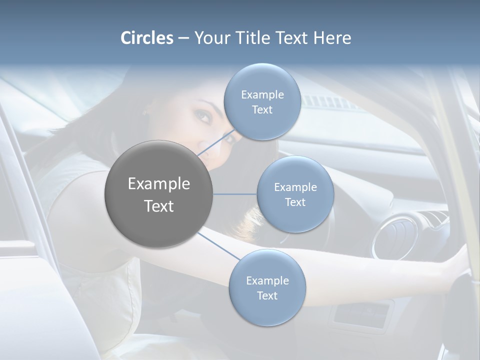 Pretty Woman Outdoor PowerPoint Template