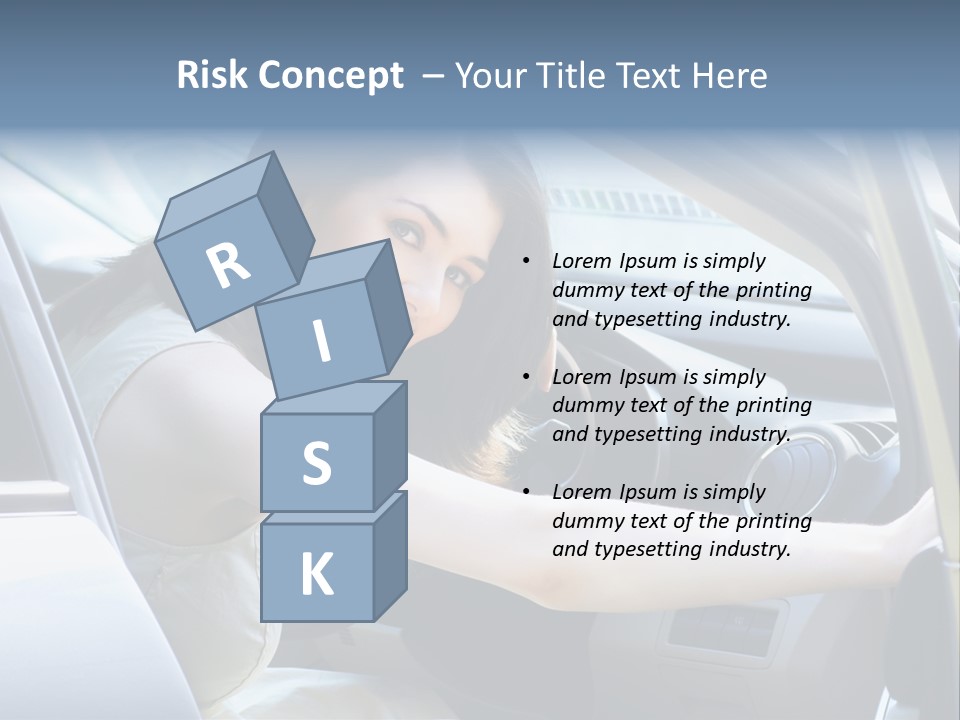 Pretty Woman Outdoor PowerPoint Template