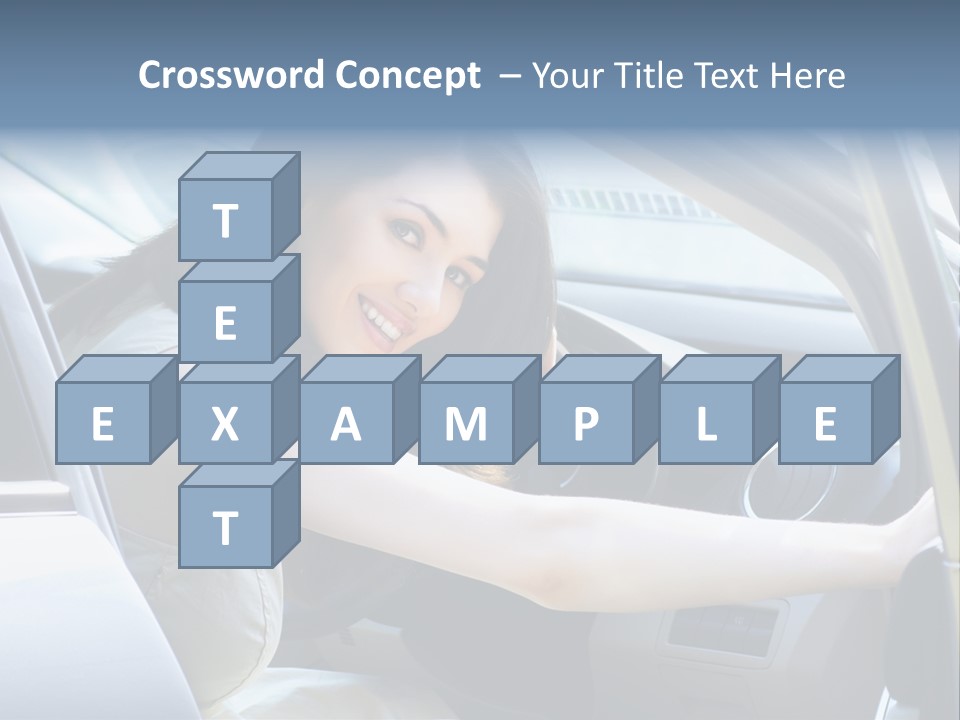 Pretty Woman Outdoor PowerPoint Template