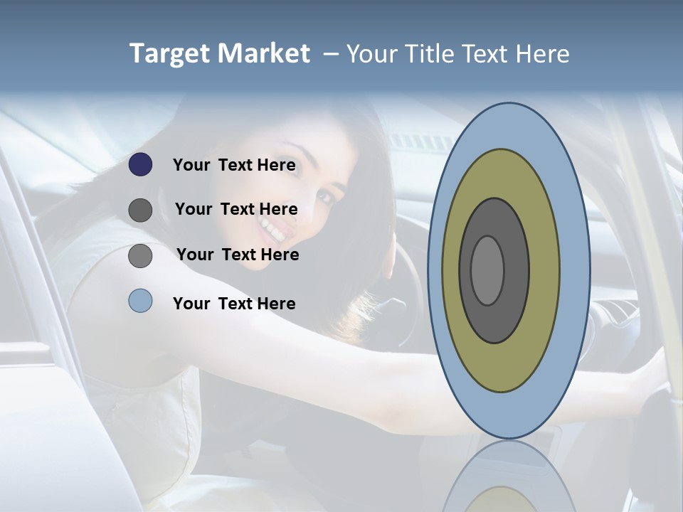 Pretty Woman Outdoor PowerPoint Template