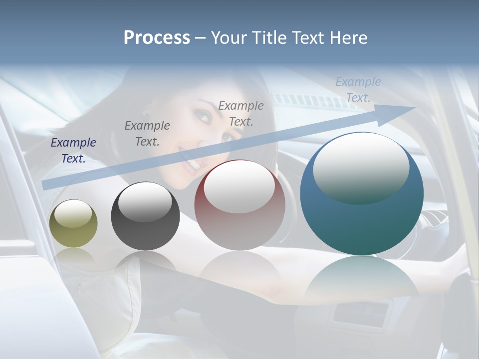 Pretty Woman Outdoor PowerPoint Template