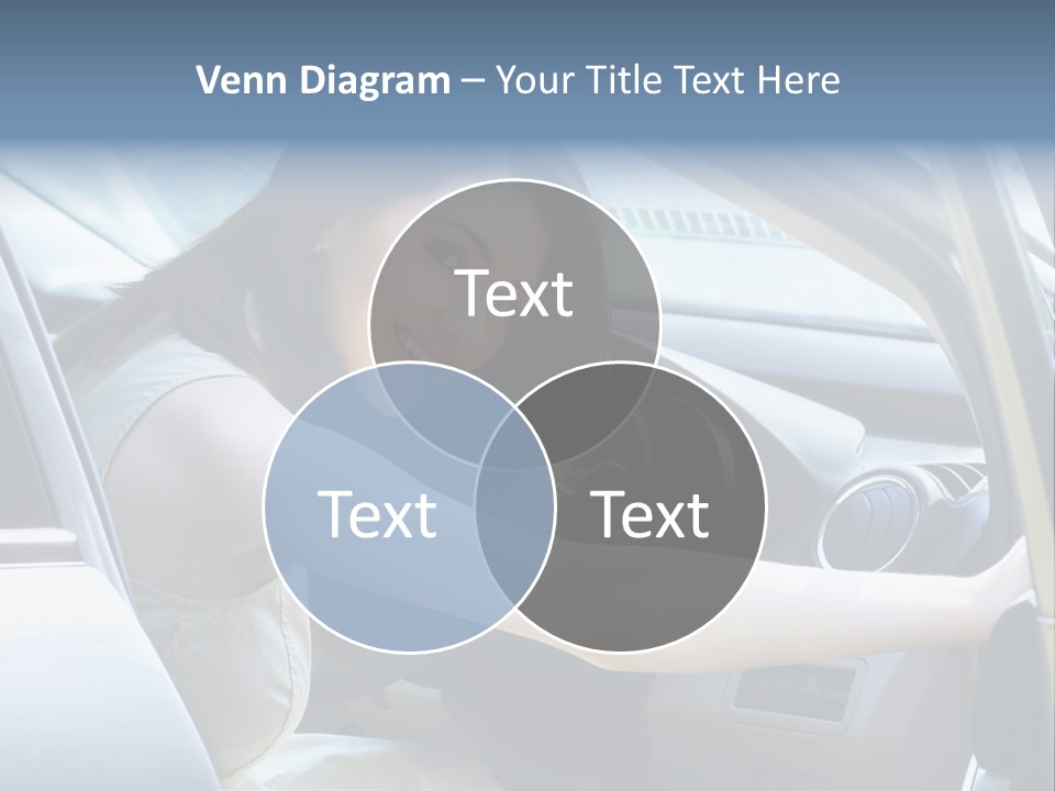 Pretty Woman Outdoor PowerPoint Template