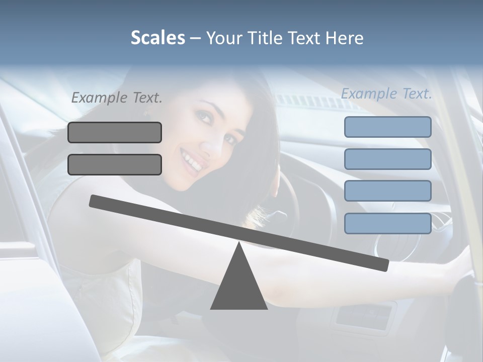 Pretty Woman Outdoor PowerPoint Template