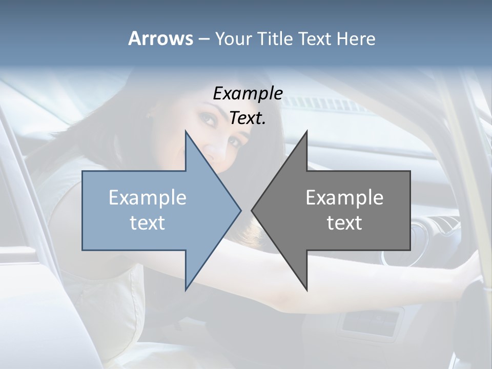 Pretty Woman Outdoor PowerPoint Template