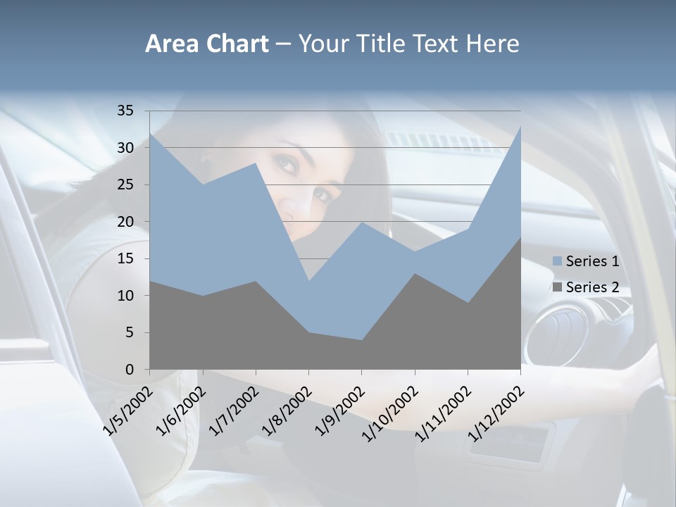 Pretty Woman Outdoor PowerPoint Template