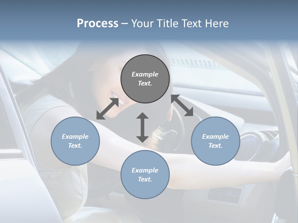 Pretty Woman Outdoor PowerPoint Template