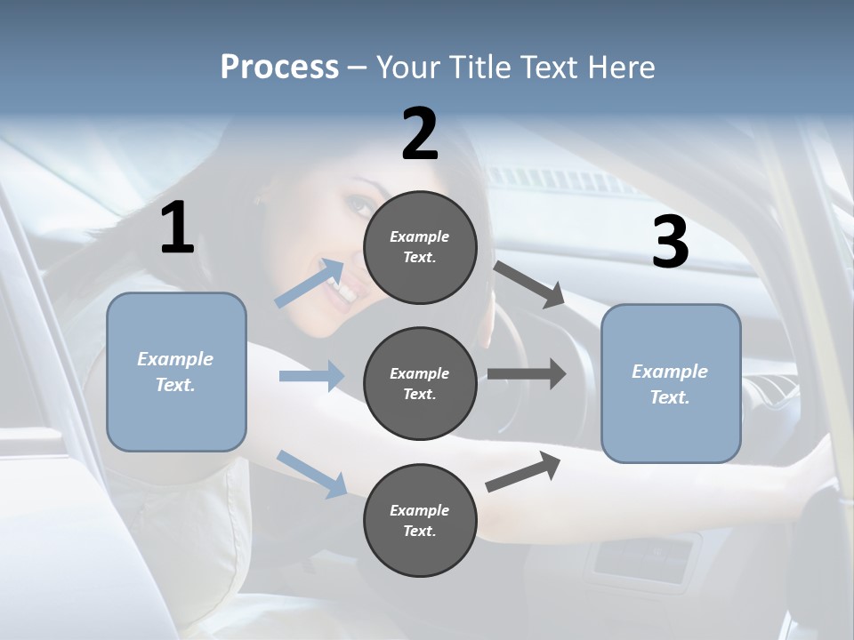 Pretty Woman Outdoor PowerPoint Template