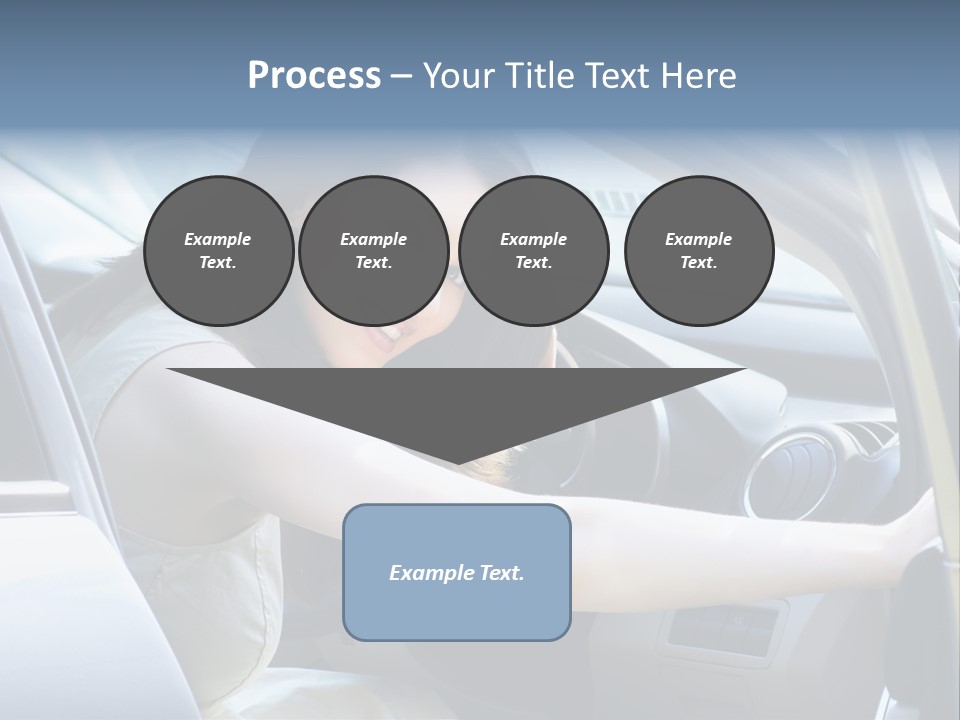 Pretty Woman Outdoor PowerPoint Template