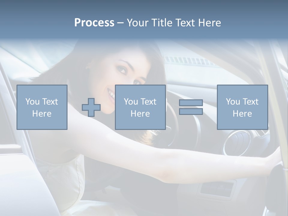 Pretty Woman Outdoor PowerPoint Template