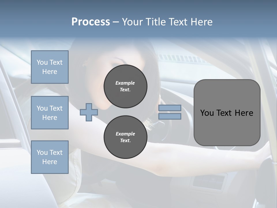 Pretty Woman Outdoor PowerPoint Template