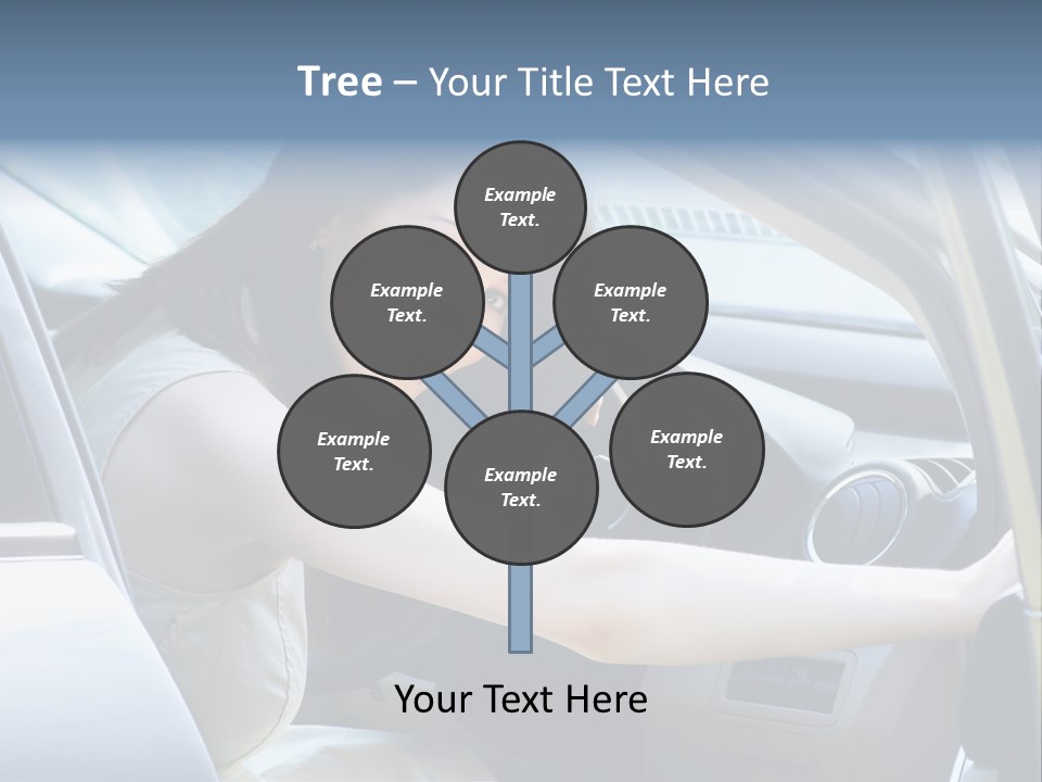 Pretty Woman Outdoor PowerPoint Template