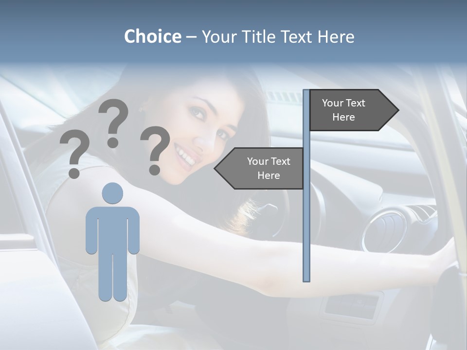 Pretty Woman Outdoor PowerPoint Template