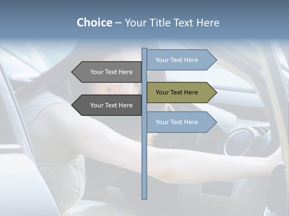 Pretty Woman Outdoor PowerPoint Template