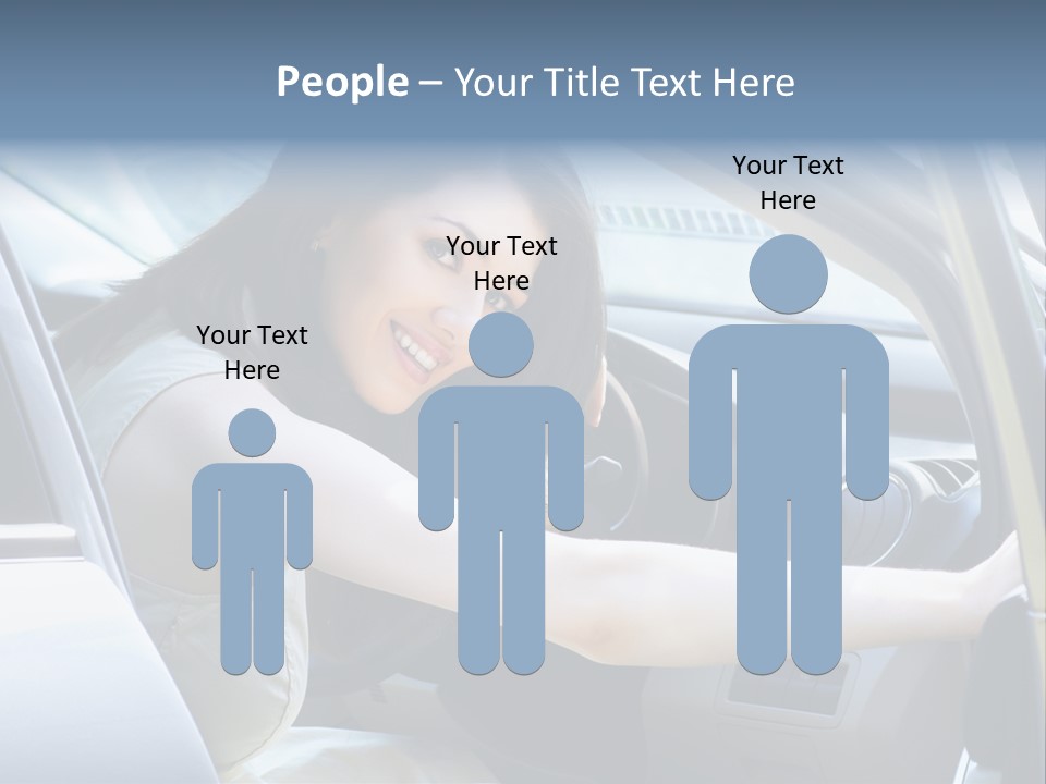 Pretty Woman Outdoor PowerPoint Template