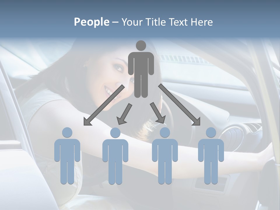 Pretty Woman Outdoor PowerPoint Template