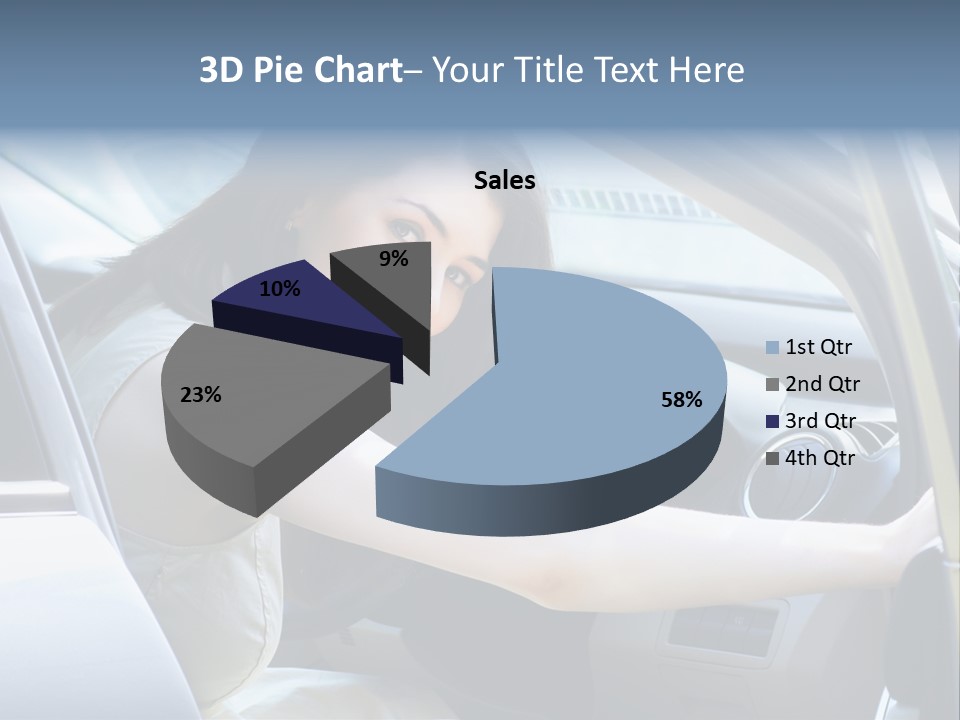 Pretty Woman Outdoor PowerPoint Template