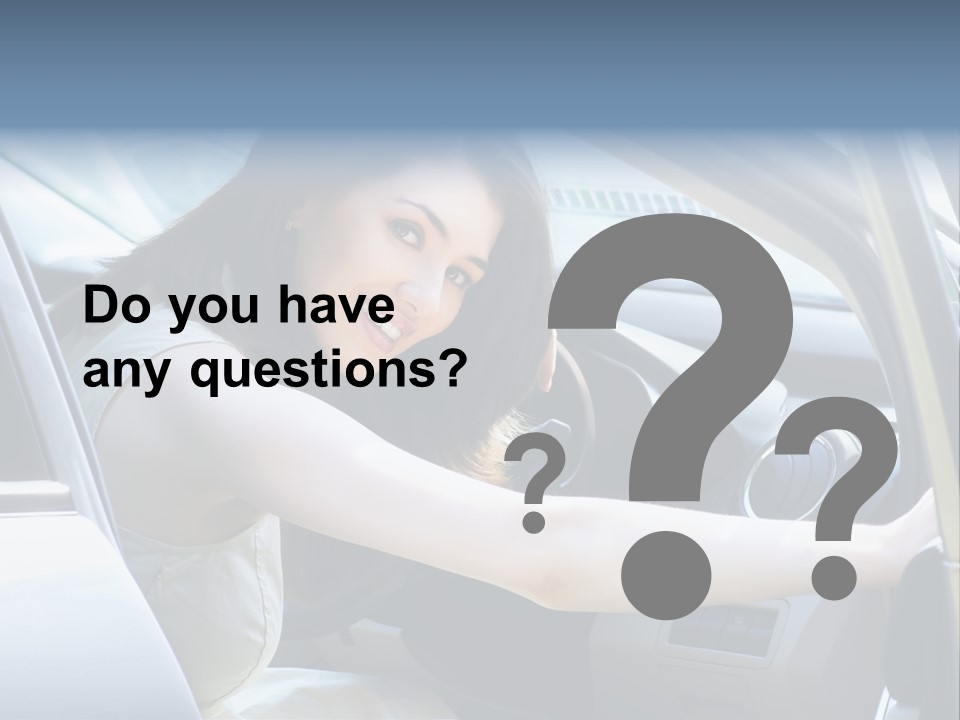 Pretty Woman Outdoor PowerPoint Template