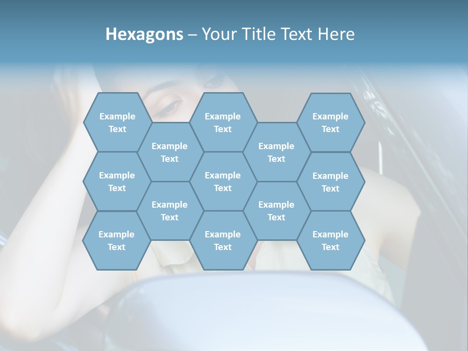 Lady Cheerful Successful PowerPoint Template