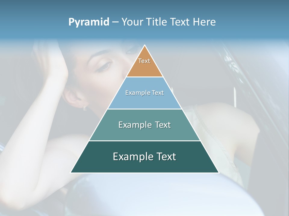 Lady Cheerful Successful PowerPoint Template