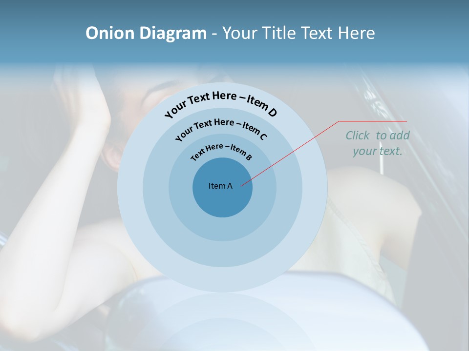 Lady Cheerful Successful PowerPoint Template