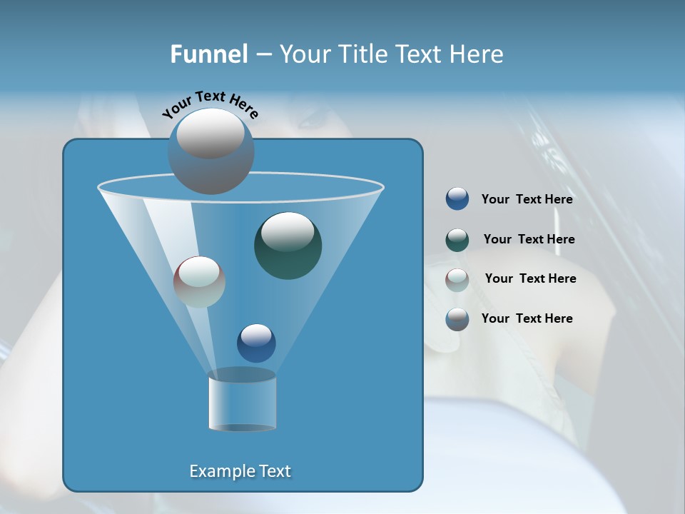 Lady Cheerful Successful PowerPoint Template