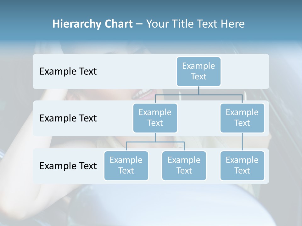Lady Cheerful Successful PowerPoint Template
